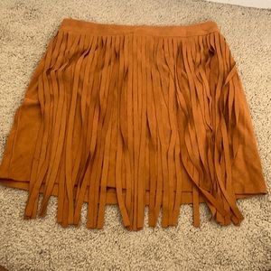 Brown Mini Skirt